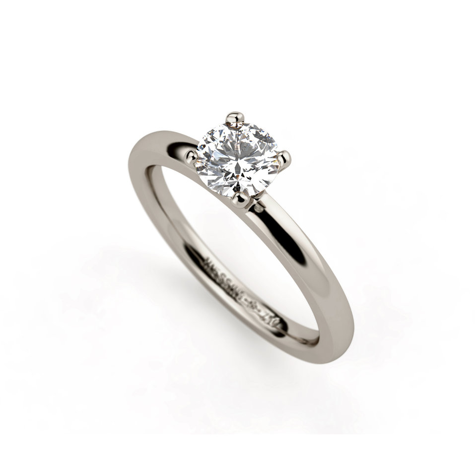 Prsteň s diamantom Amatis 4 prongs