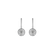 Náušnice 14kt biele zlato s diamantmi Náušnice ALO Magic Snowflakes2