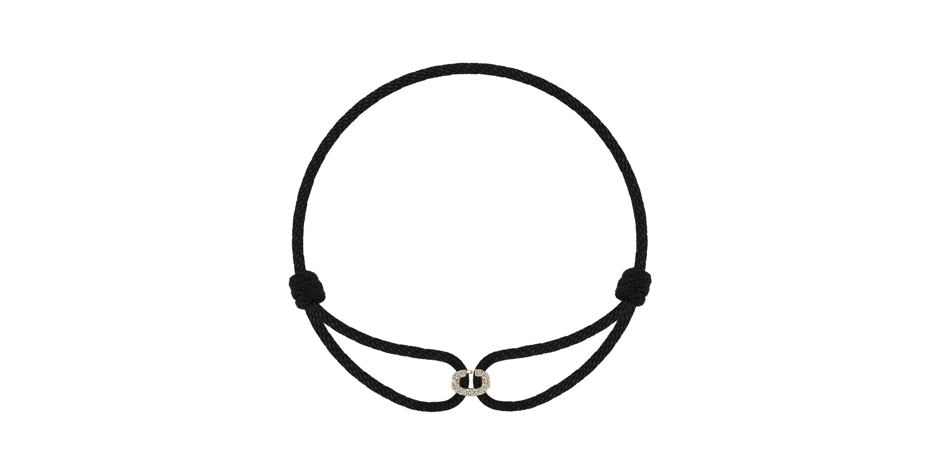 Náramok s diamantmi Alphabet Delight