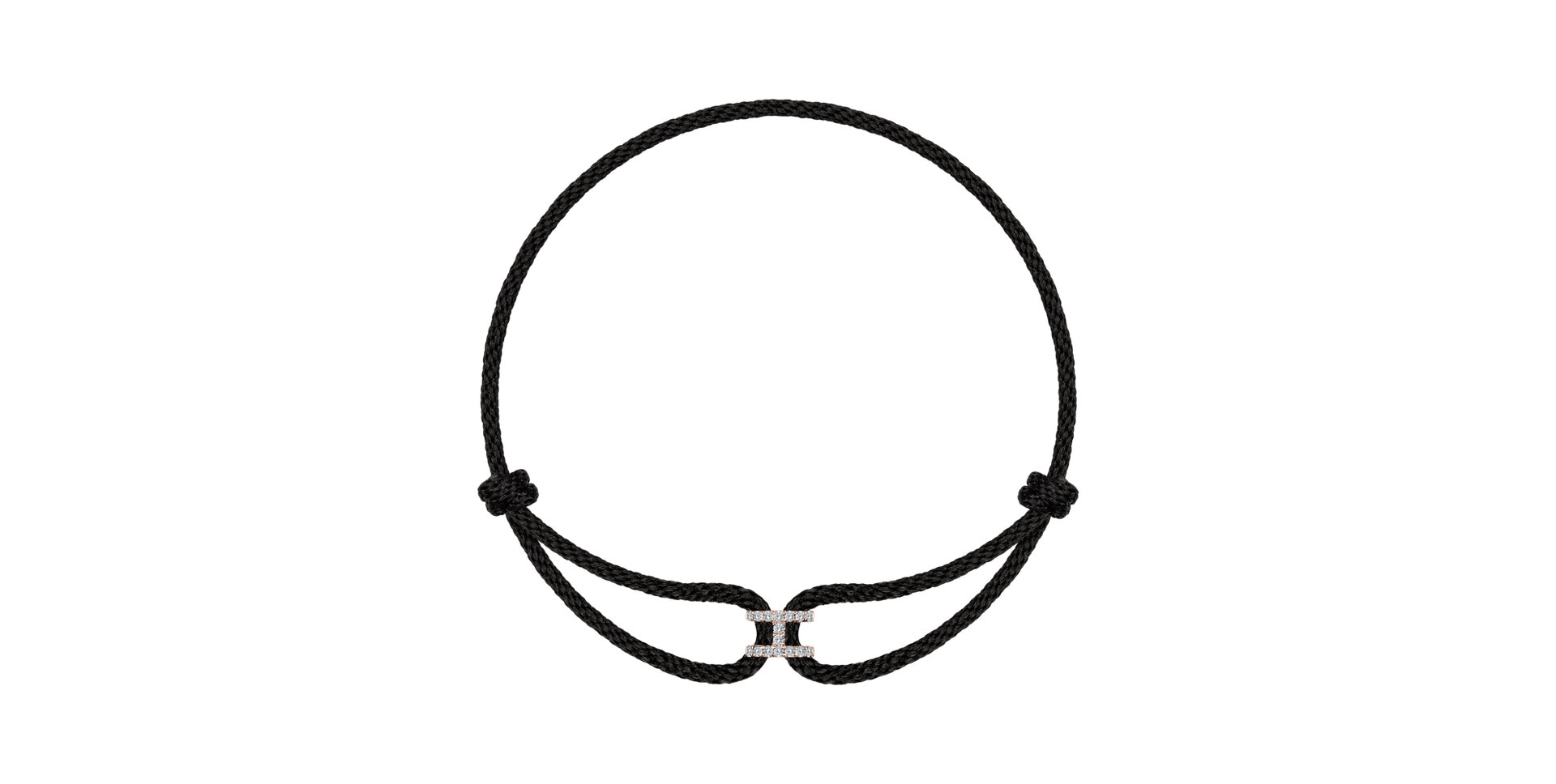 Náramok s diamantmi Alphabet Delight