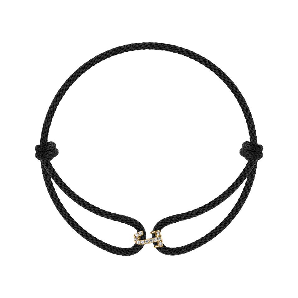 Náramok s diamantmi Alphabeth Delight