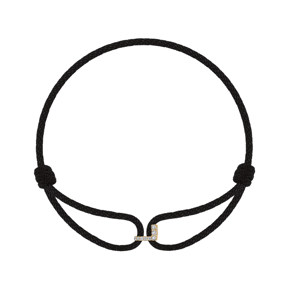 Náramok s diamantmi Alphabeth Delight