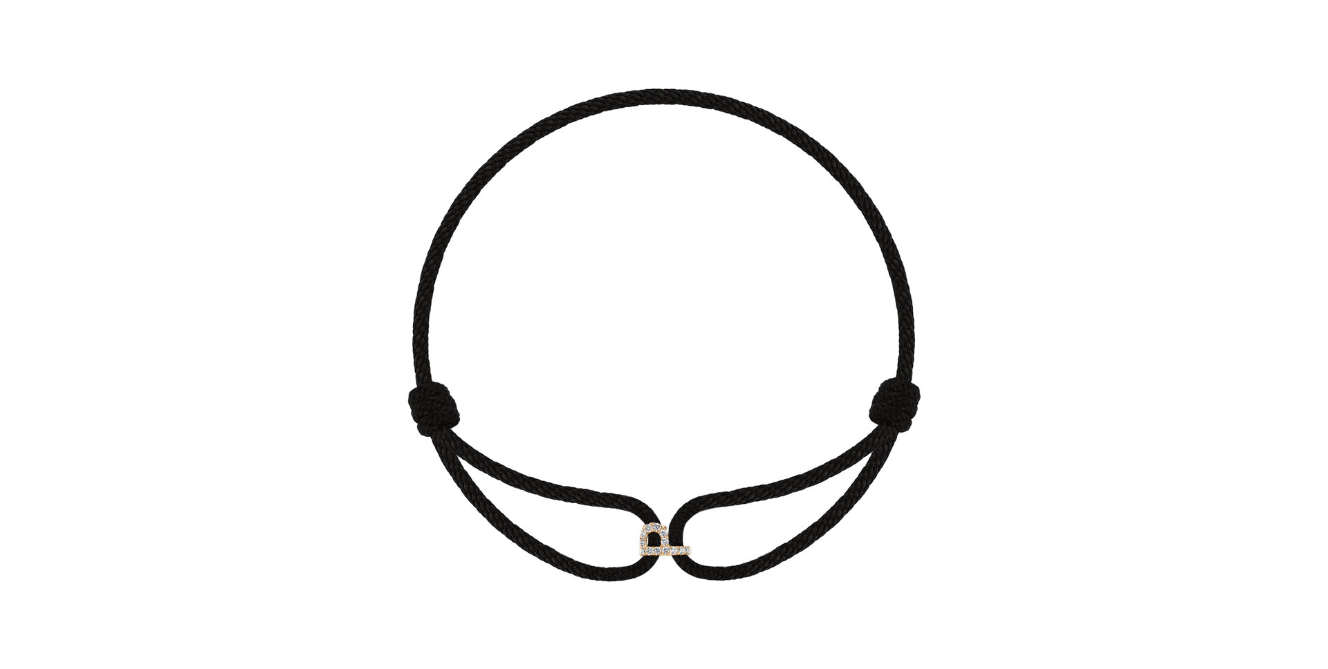 Náramok s diamantmi Alphabet Delight