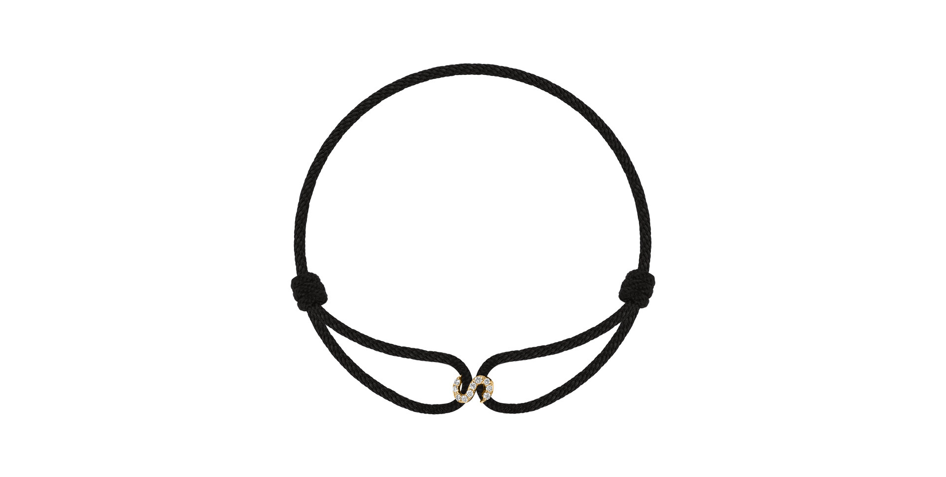 Náramok s diamantmi Alphabet Delight