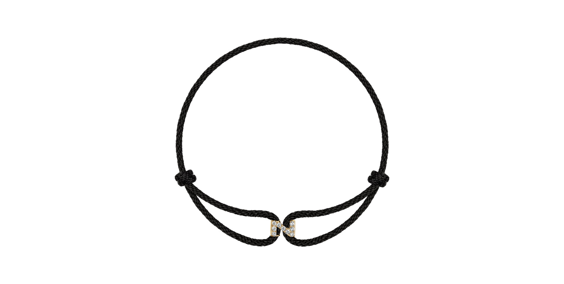 Náramok s diamantmi Alphabet Delight