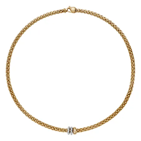 Náhrdelník s diamantmi Flex'it