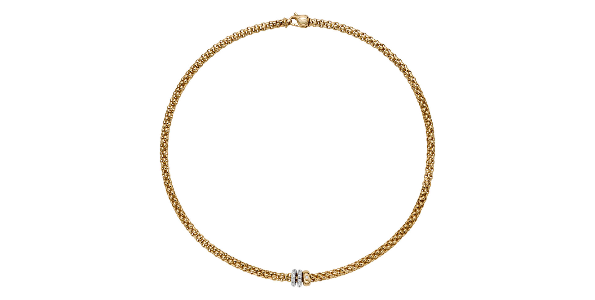 Náhrdelník s diamantmi Flex'it