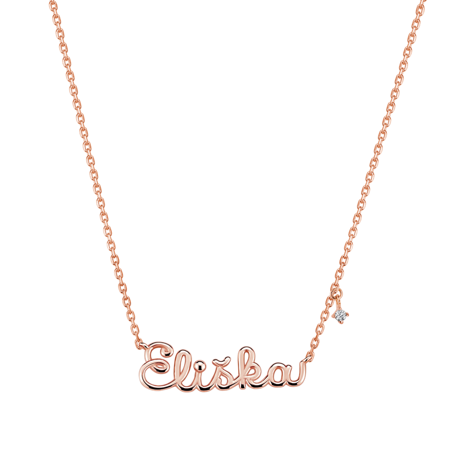 Náhrdelník s diamantom Unique choice