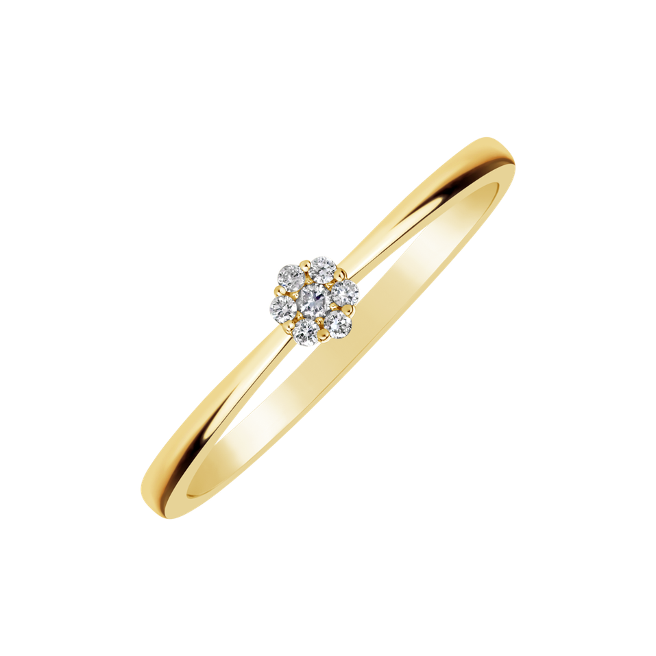 Prsteň s diamantmi Shiny Constellation