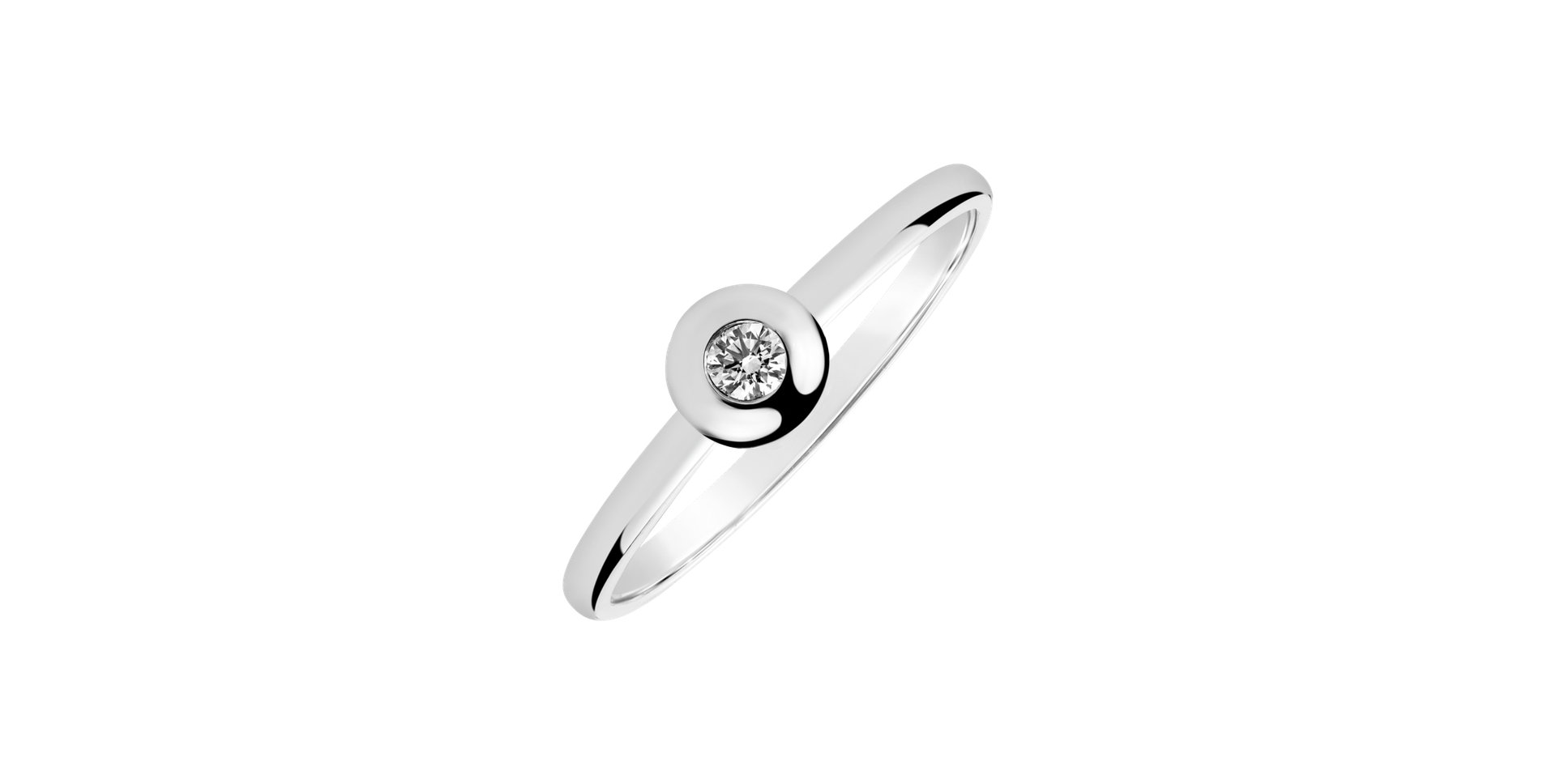 Prsteň s diamantom Gentle Treasure