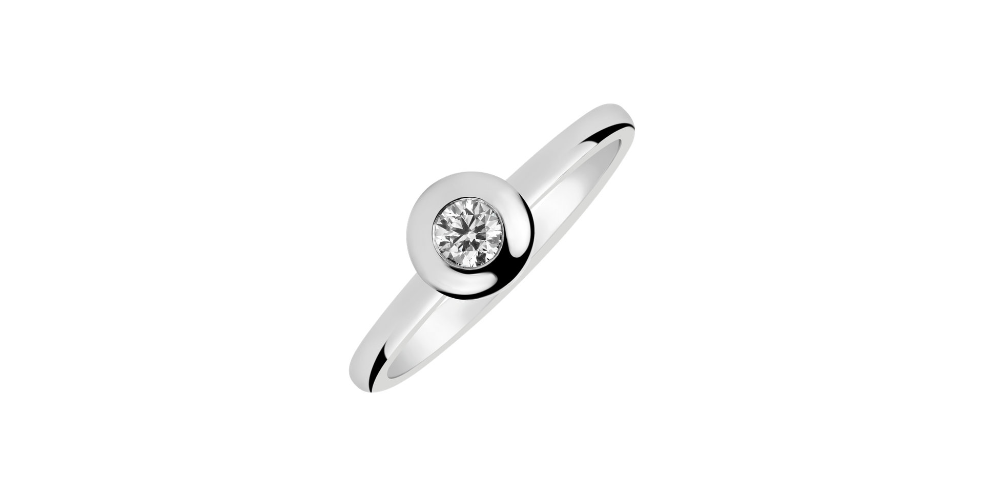 Prsteň s diamantom Gentle Treasure