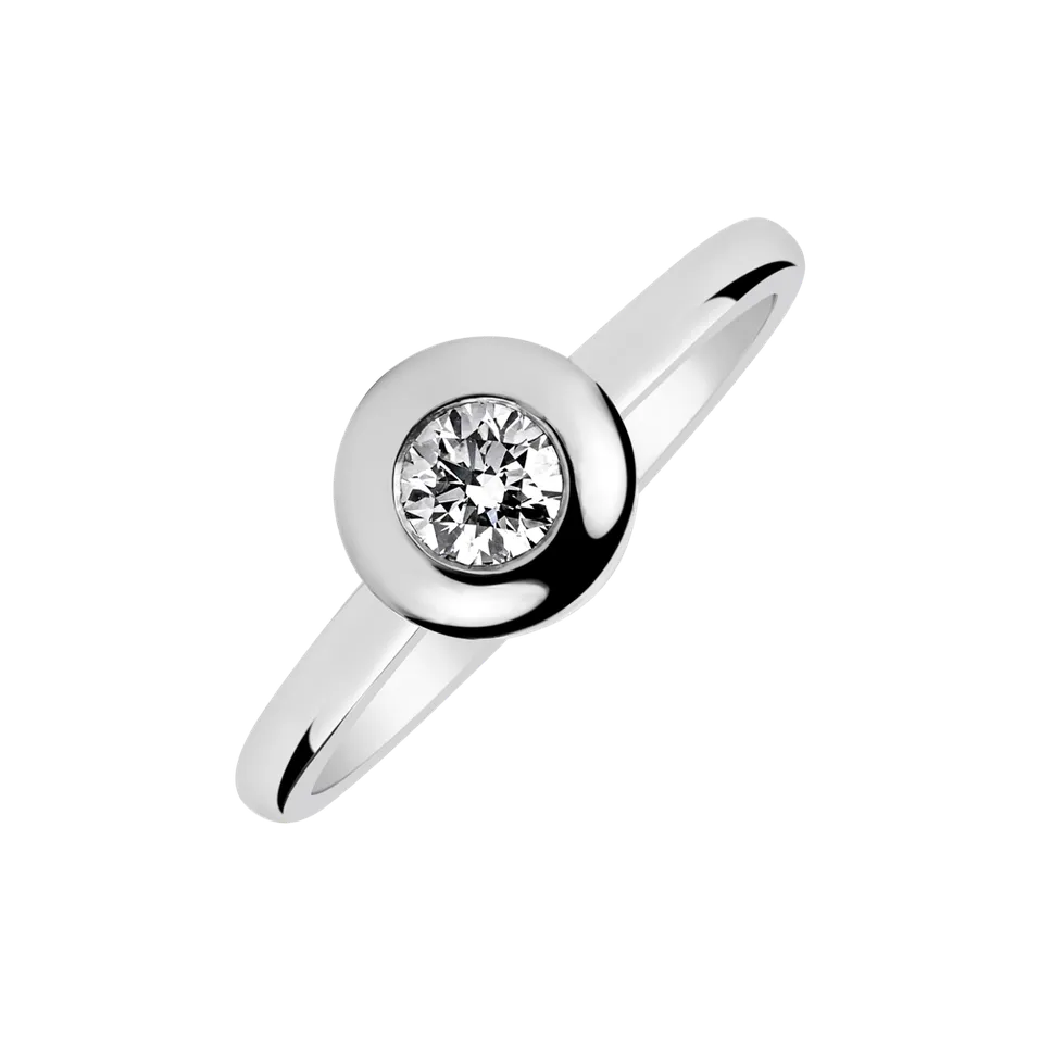 Prsteň s diamantom Gentle Treasure