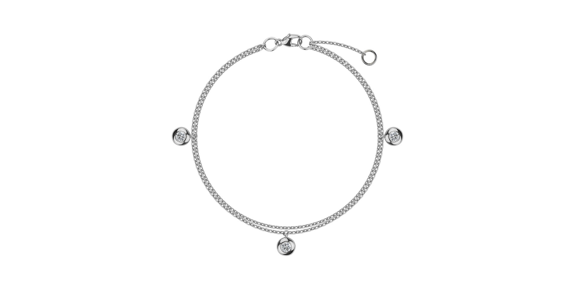 Náramok s diamantmi Adorable Dots