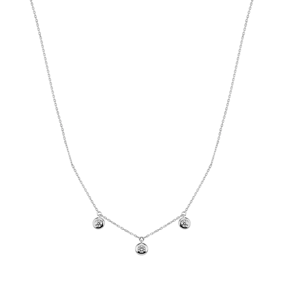 Náhrdelník  s diamantmi Sparkling Dots