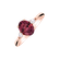Prsteň s turmalínom a diamantmi Fiona2
