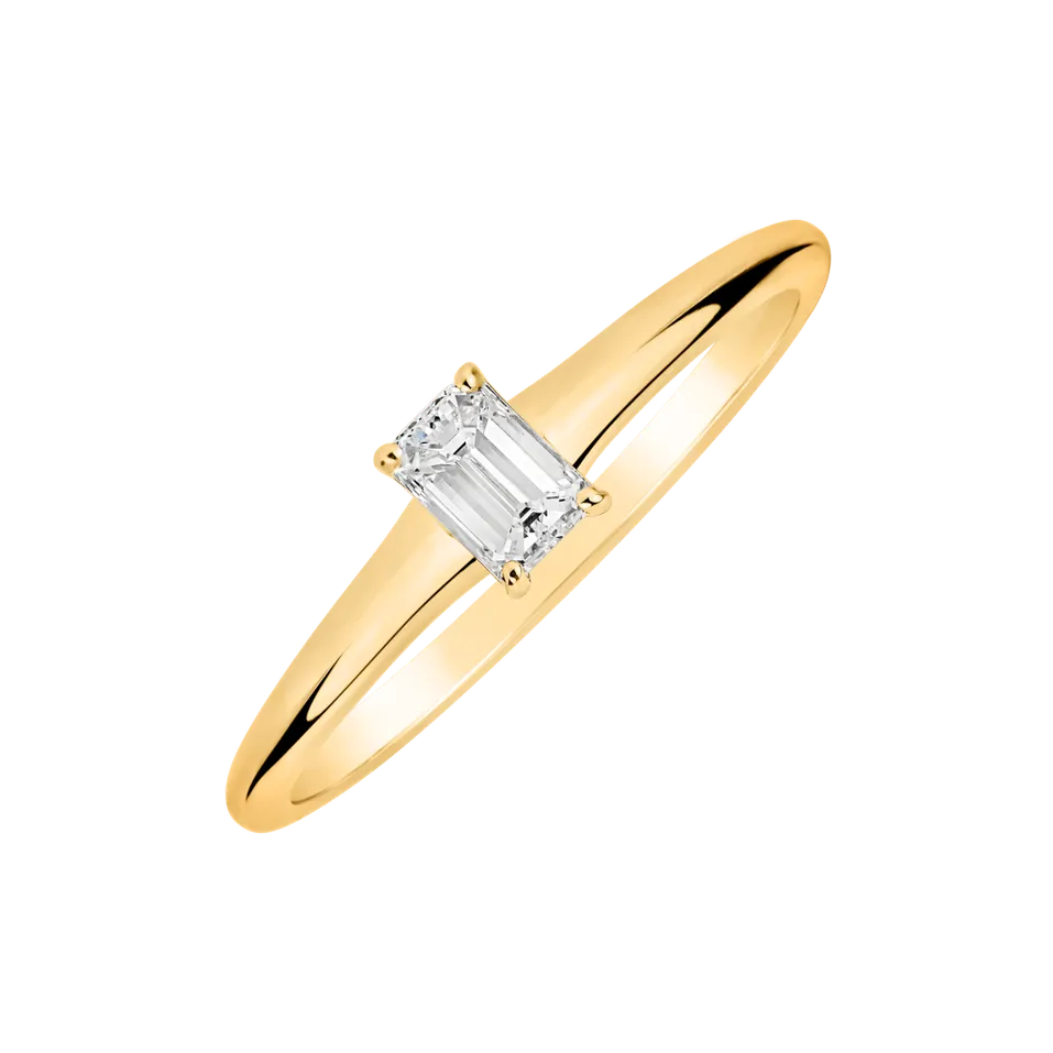 Prsteň s diamantom Gentle Delight