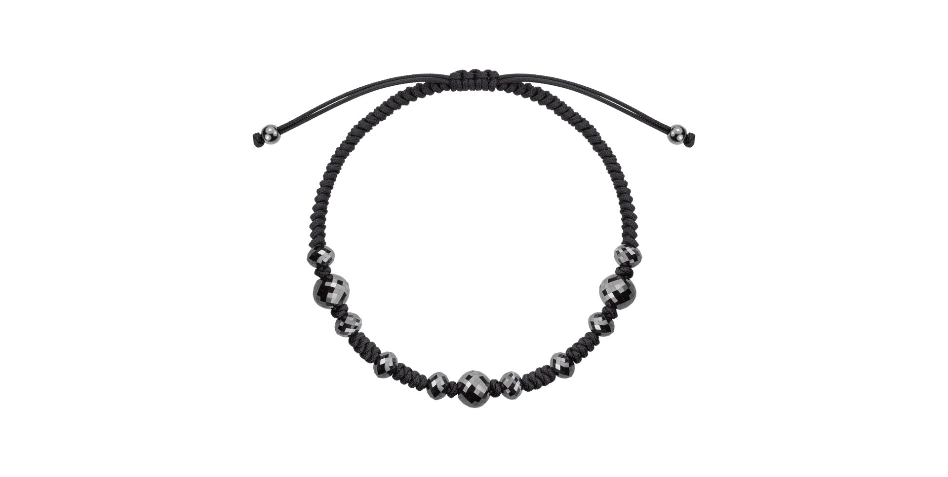 Náramok s čiernymi diamantmi Black Mirror