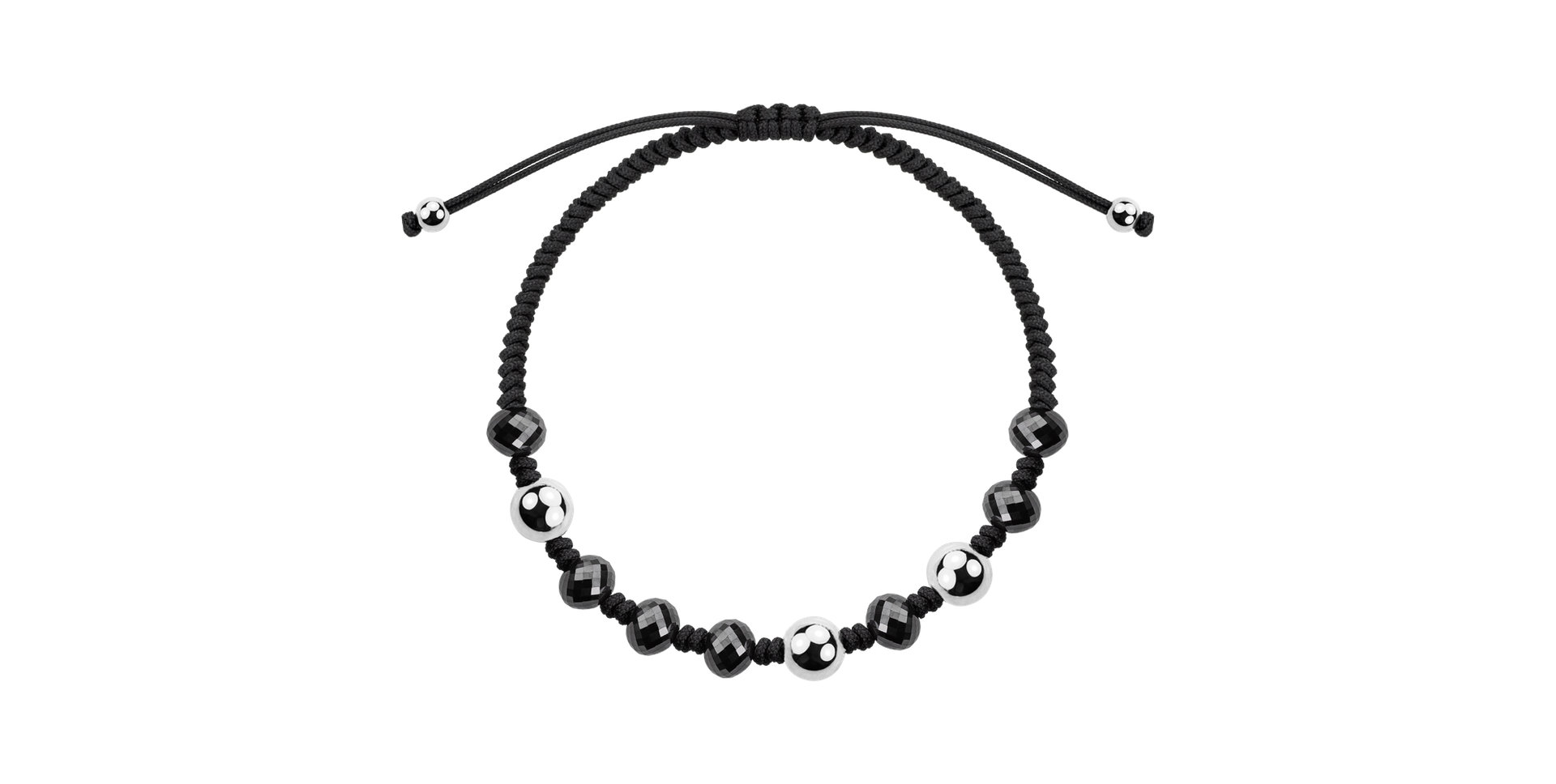 Náramok s čiernymi diamantmi Caligo