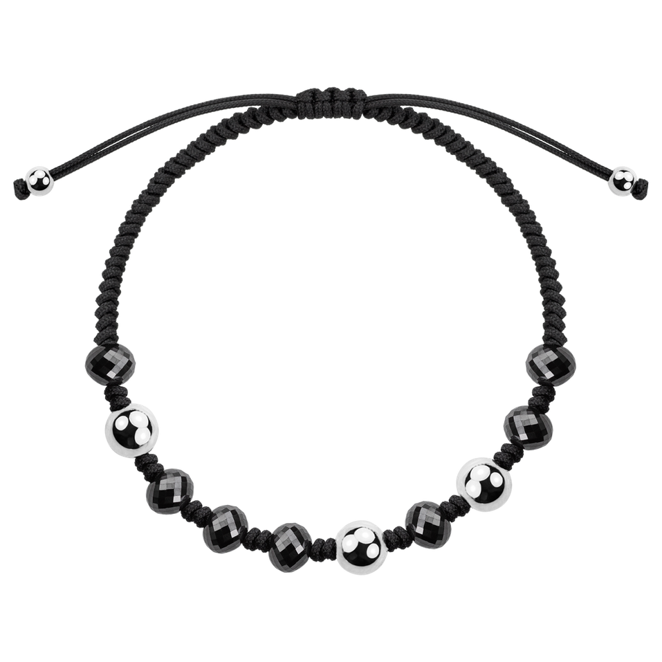 Náramok s čiernymi diamantmi Caligo