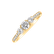 Prsteň s diamantmi Médard2