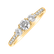 Prsteň s diamantmi Flare2