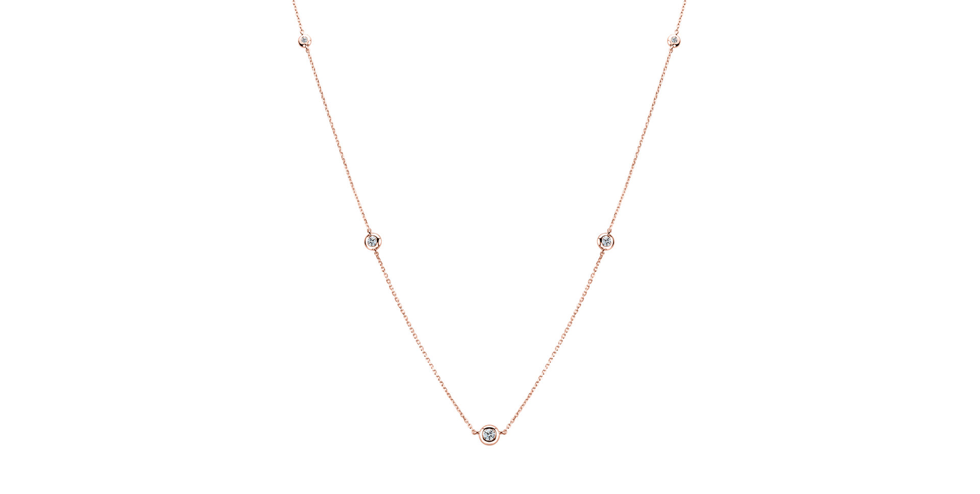 Náhrdelník s diamantmi Ateze