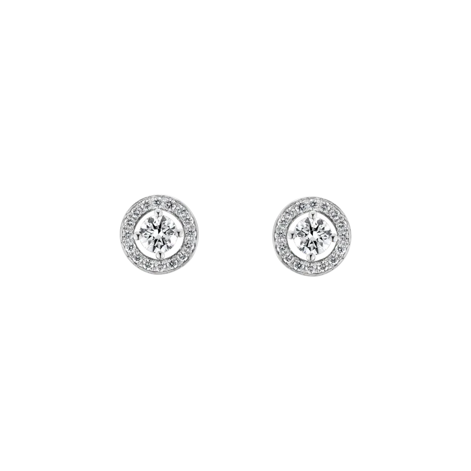 Náušnice s diamantmi Sparkling Rain