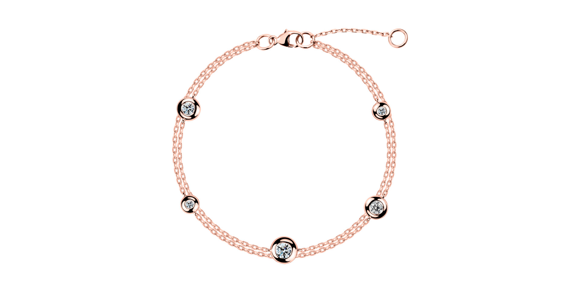 Náramok s diamantmi Declan