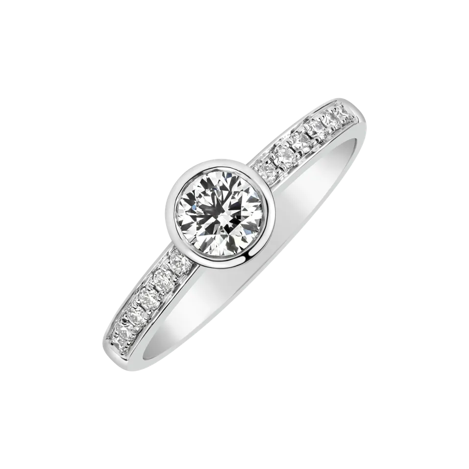 Prsteň s diamantmi Love Forever
