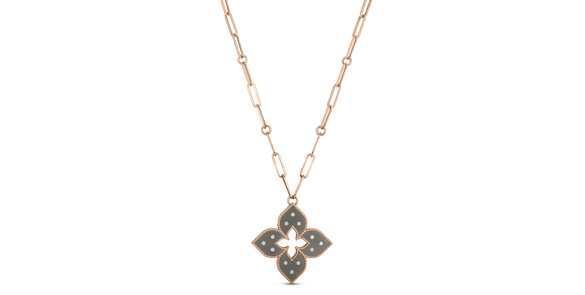 Náhrdelník s diamantmi a titanom Venetian Princess