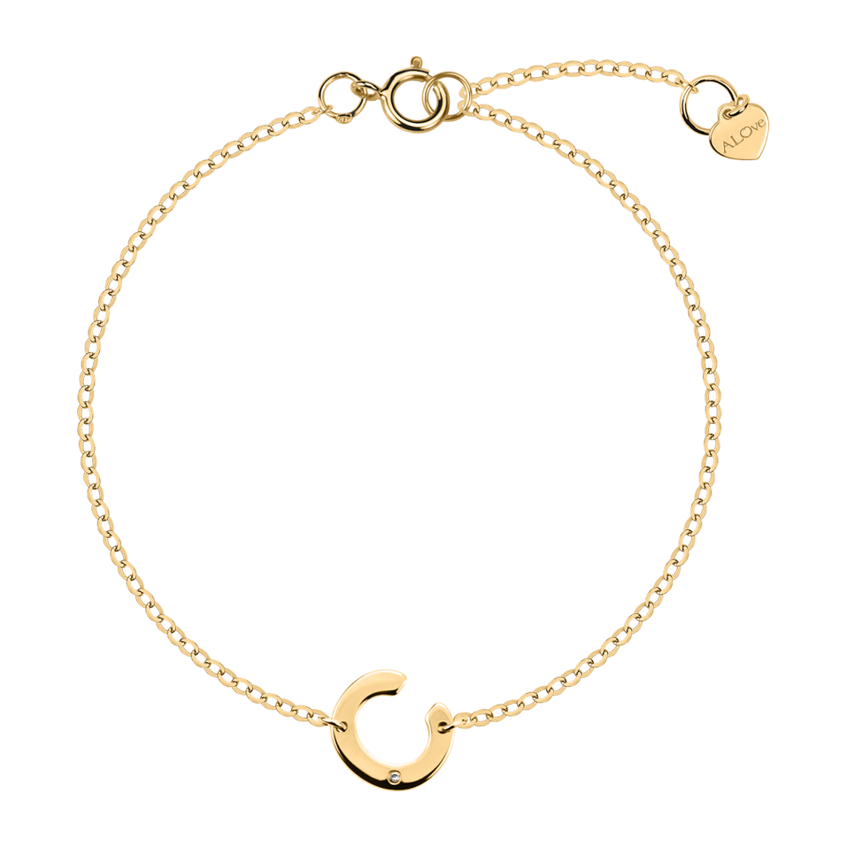 Náramok s diamantom Big Line