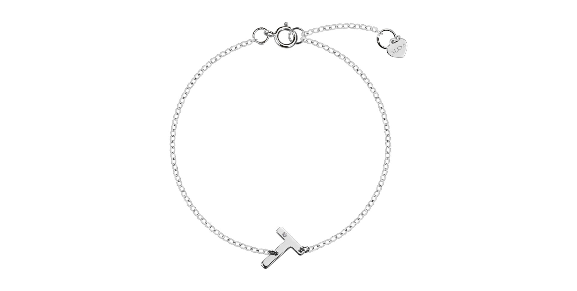 Náramok s diamantom Big Line