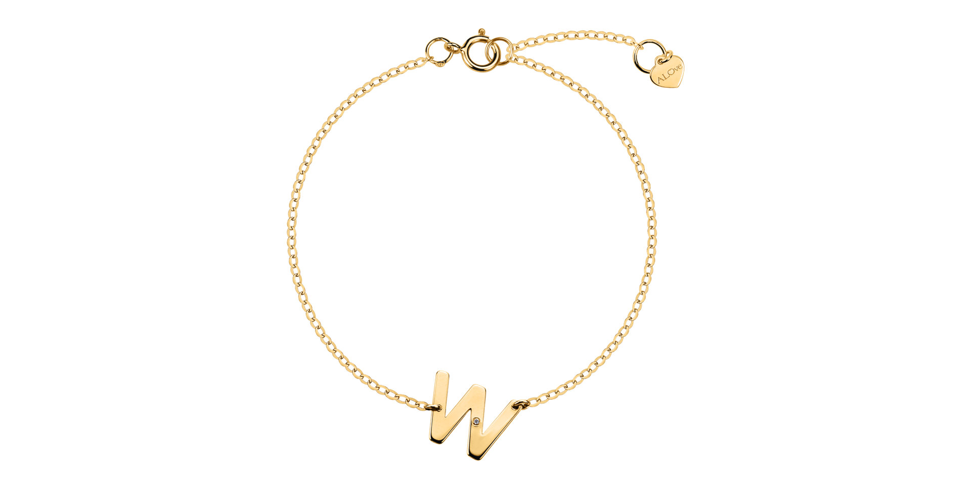 Náramok s diamantom Big Line