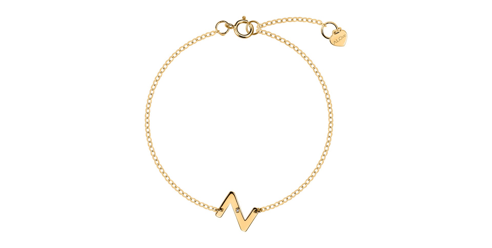 Náramok s diamantom Big Line