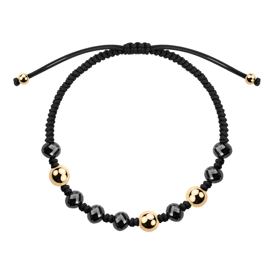 Náramok s čiernymi diamantmi Caligo