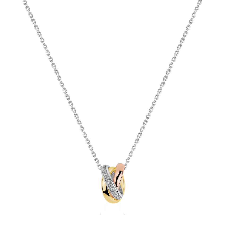 Náhrdelník s diamantmi Three Destinies