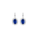 Náušnice s diamantmi a zafírom Princess Sparkle2