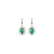 Náušnice s diamantmi a smaragdom Princess2