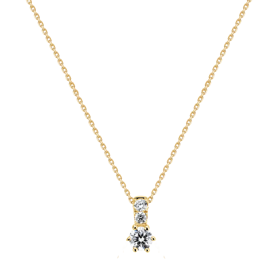 Náhrdelník s diamantmi Essential Glow