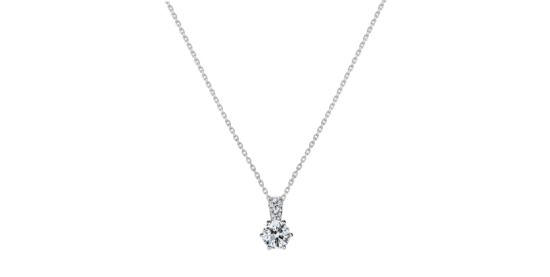 Náhrdelník s diamantmi Essential Glow