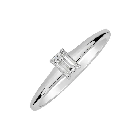 Prsteň s diamantom Gentle Delight