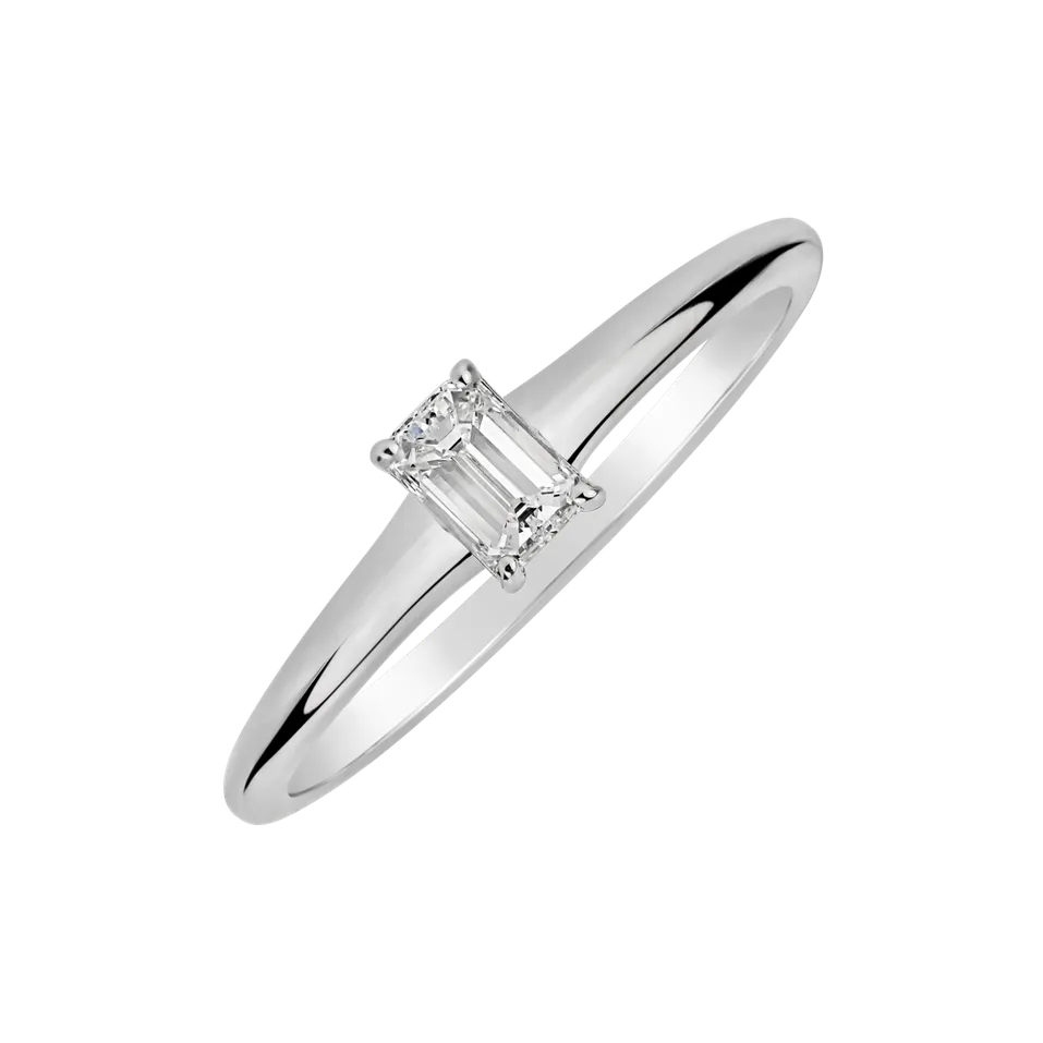 Prsteň s diamantom Gentle Delight
