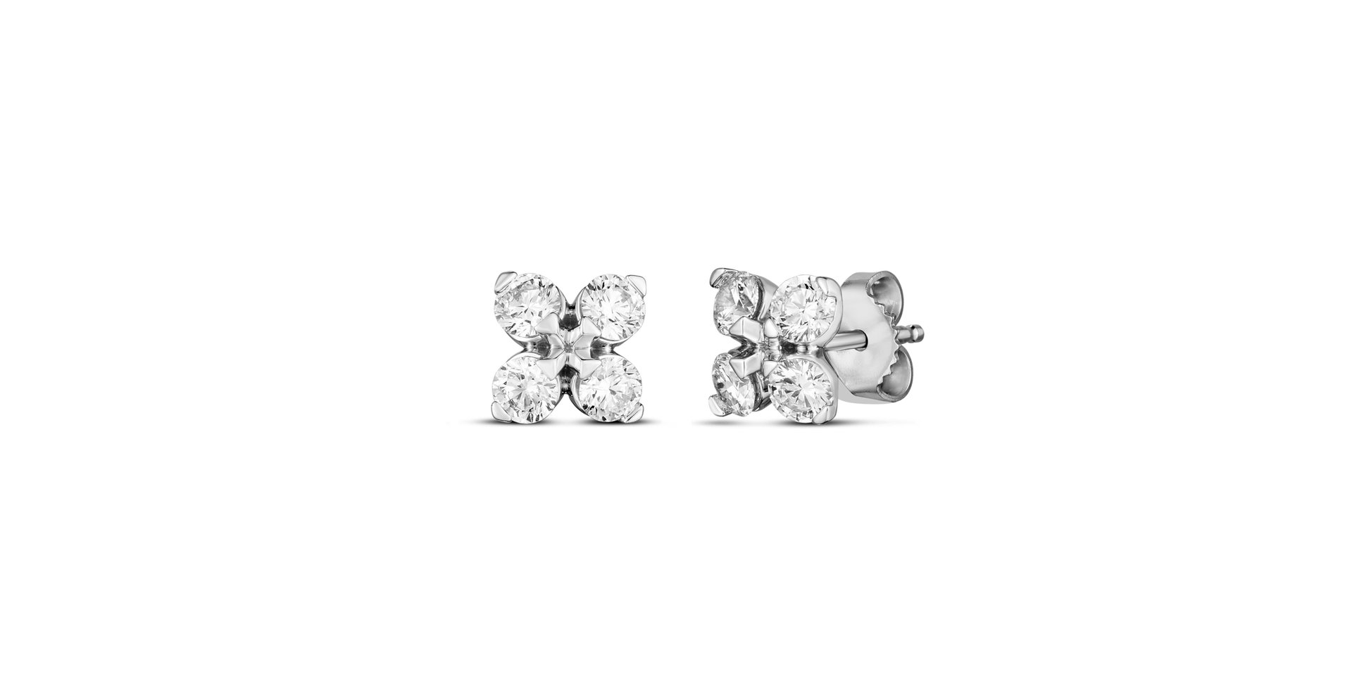 Náušnice s diamantmi Love in Verona