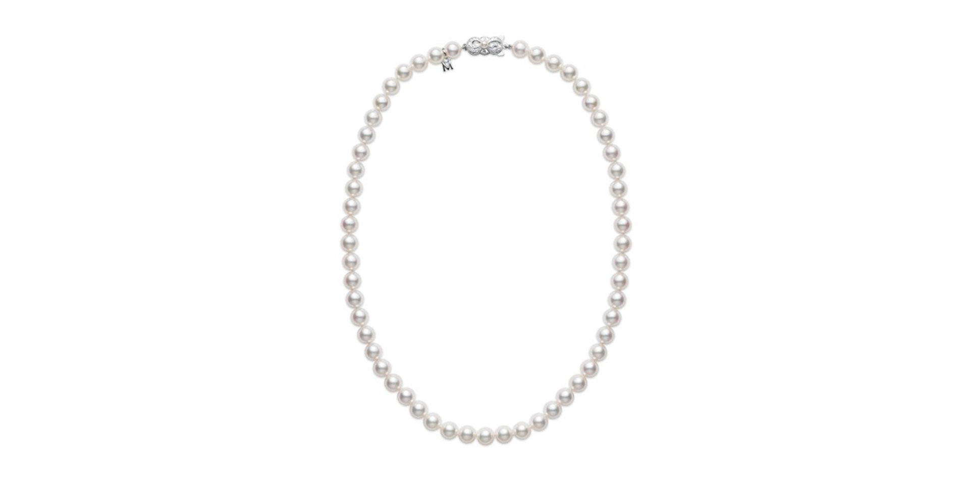 Náhrdelník s bielymi morskými perlami Perl Necklace
