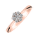 Prsteň s diamantmi Shiny Flower1