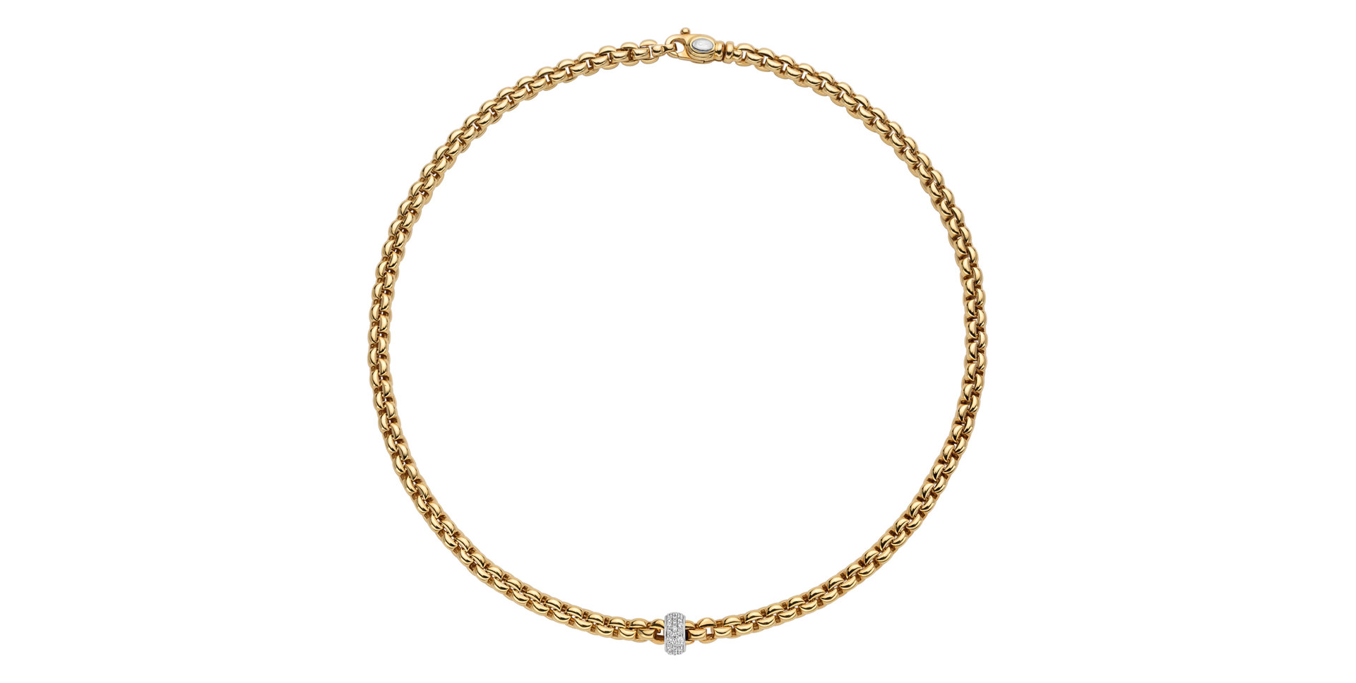 Náhrdelník s diamantmi Flex'it