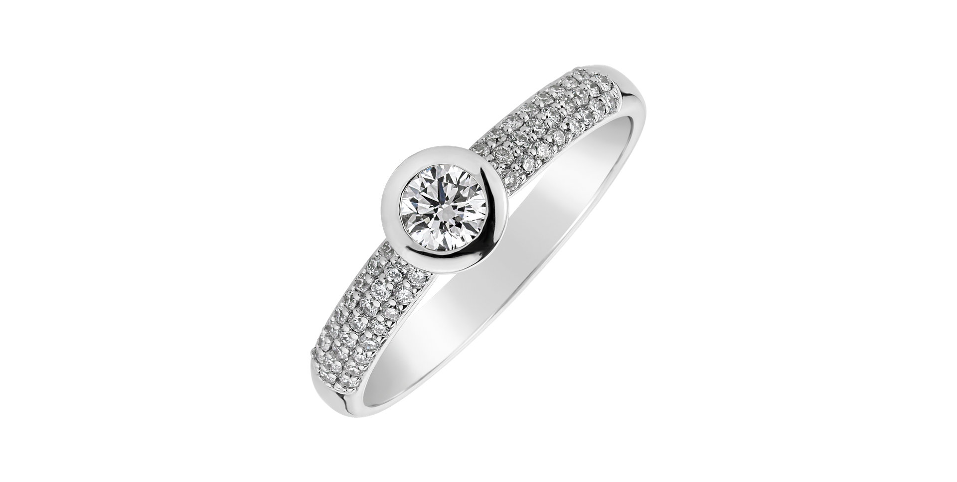 Prsteň s diamantmi Moon Highness