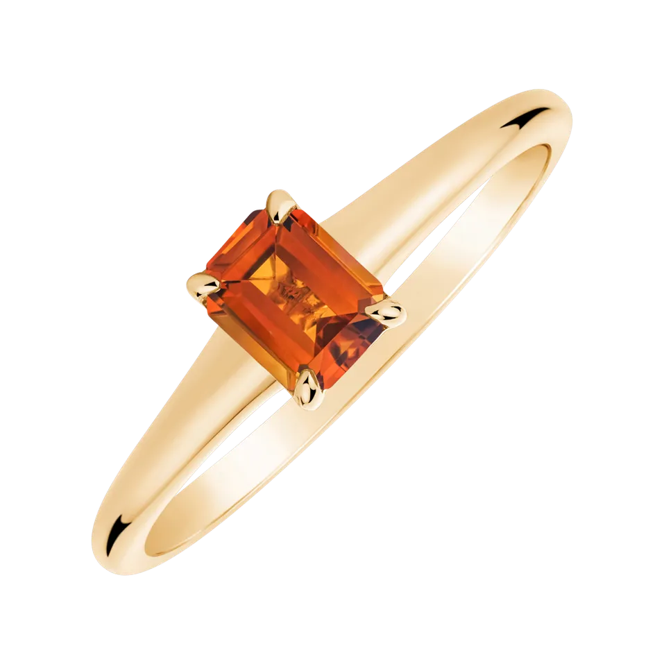 Prsten s citrínem Winslow