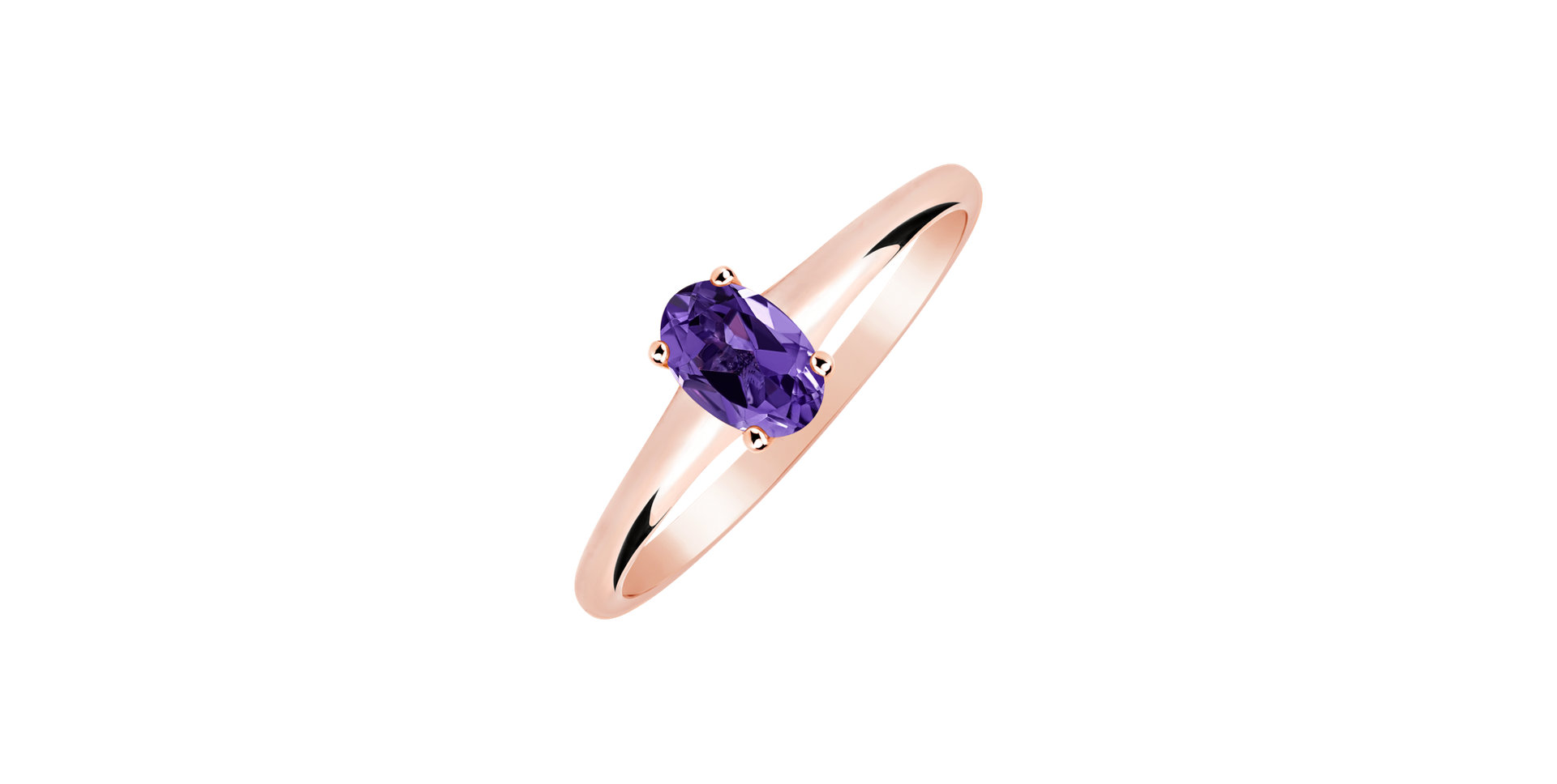 Prsteň s ametystom Mystic Abyss