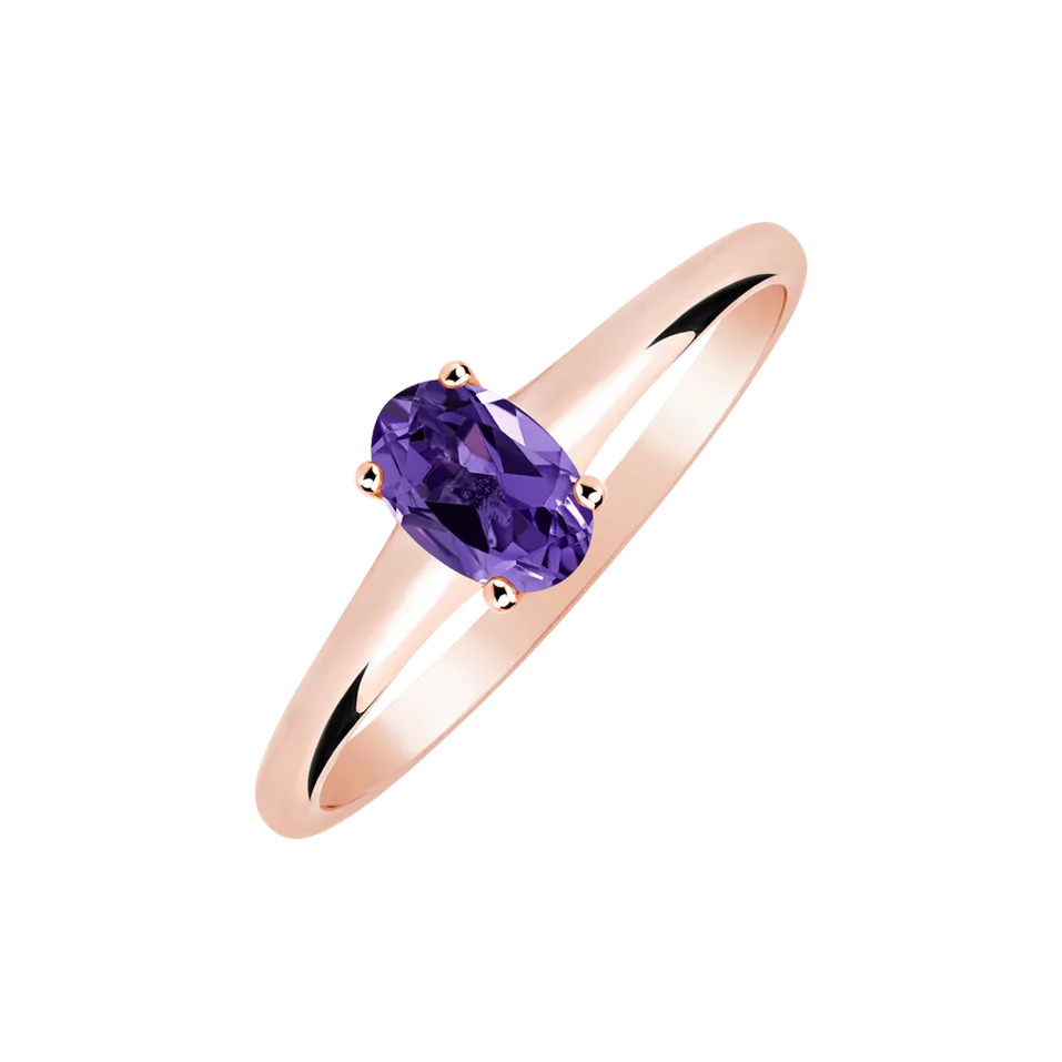 Prsteň s ametystom Mystic Abyss